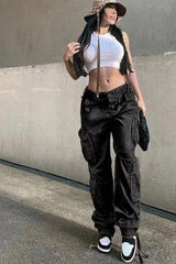 street hip-hop style low-waist pants