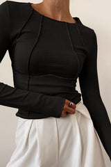 Slim Long-sleeved Bottoming Shirt