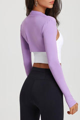 Long-sleeved yoga dance waistcoat