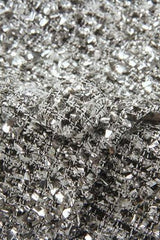 Temperament Shiny Silver Suit Jacket
