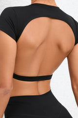 Braless padded nude yoga tops