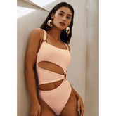 Front hollowed swimsuit