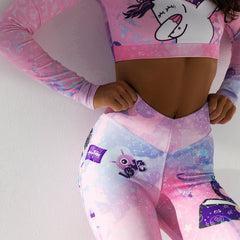 Hip Lifting Leggings Two-piece Set