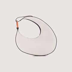 White Moon Bag With A Ring Strap