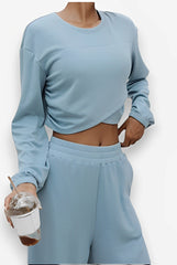 Streetwear Sweater Two-piece Suit