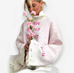 Streetwear Knitted Pullover Sweater