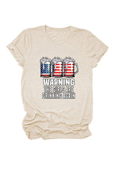 Warning The Girls Are Printed T-Shirt
