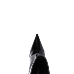 Black High Fashion Metallic Ankle Boots