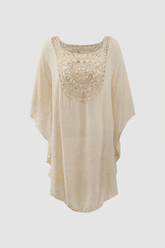 Braided Detail Tassel Cover Up
