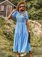 Bohemia Loose High Waisted Solid Color Round-Neck Maxi Dresses