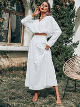 White Long Sleeves Suit