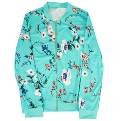Floral-Patterned Lightweight Jacket