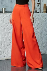 High Waist Bell Bottom Wide Leg Pants