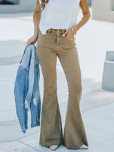 Jeans High Waist Mopping Vintage Flared Trousers