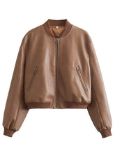 Casual Tri-Color Bomber Jacket