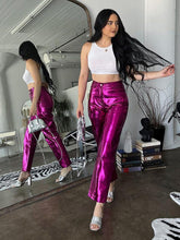 New PU Tight Stretch Pants Butt-Showing Hot Girl High Street Straight Pants