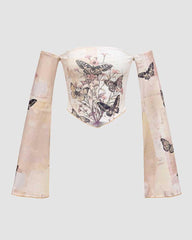 Vinte Butterfly Halter Top