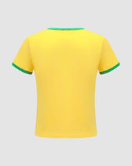Brasil Raglan Sports Top