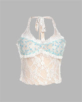Sky Blue Lace Cami Top