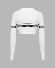 Opportune Ribbed Cropped Top