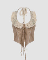 Ingibjord Tie Corset Top