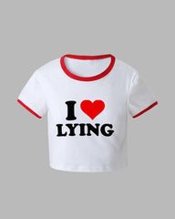 I Heart Lying Baby T-Shirt
