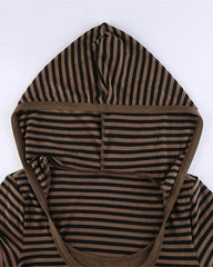 Heritage Striped T-Shirt with Hood