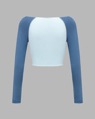 Feline Introvert Cropped Raglan Top