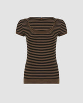 Heritage Striped T-Shirt with Hood