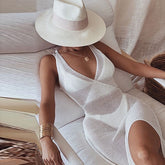 Emma Crochet Beach Maxi Dress