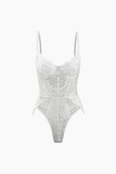 Sheer Heart Lace Bodysuit