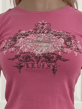 Vintage Acanthus Logo Print Baby Tee