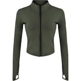 Athletic Full Zip Lightweight Workout Jacket