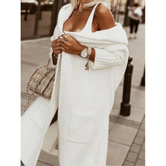 Cardigan Knitted Letter Personalized Stylish Casual Long Sleeve