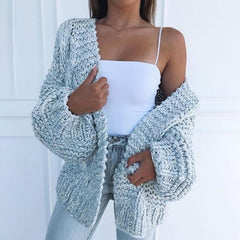 Fashion Cable Knit Cardigan