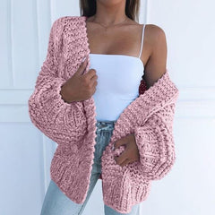 Fashion Cable Knit Cardigan