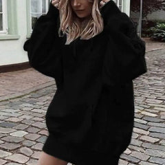 Hoodie Pullover Plain Front Pocket Oversized Hoodies Sweatshirts