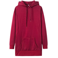 Hoodie Pullover Plain Front Pocket Oversized Hoodies Sweatshirts