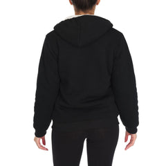 Inner and Outer Sherpa Hoodie Sweatshirt Jacket