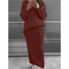 Pocket Knitted Patchwork Solid Casual Long Sleeve Loose Sweater
