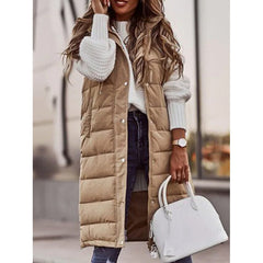 Winter Jacket Vest Long Coat Regular Fit