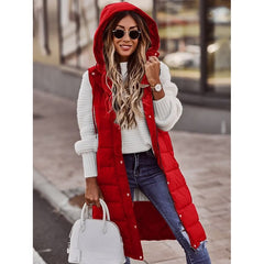 Winter Jacket Vest Long Coat Regular Fit