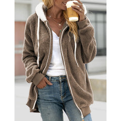 Zip Fleece Hoodie Sweatshirt