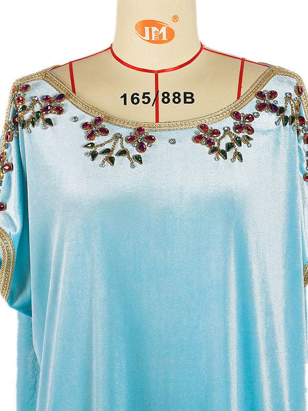 Vacation Loose Round-Neck Dress