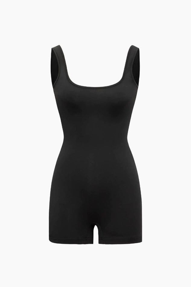 Solid Square Neck Romper – Godu Shop