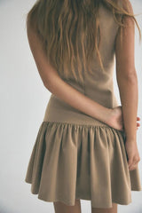 Florence Bow Ruffle Mini Dress