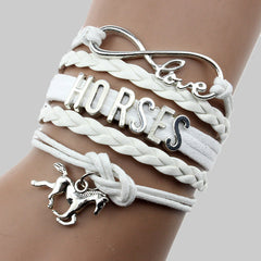 Fashion Daily Letter Patchwork Bracelets
