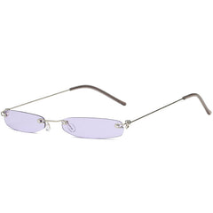 Casual Solid Patchwork Sunglasses