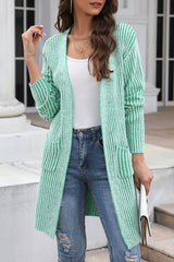 Casual Daily Solid Pocket Cardigan Collar Cardigans(3 Colors)