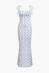 Dahlia Blossom Corset Dress